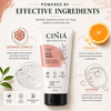 CINIA Botanicals Ceramide & Vitamin C Face Wash | Gentle Cleansing with Ceramide Complex, Vitamin C & Glycerin | Nourish & Refresh | For All Skin Types | 100 ml