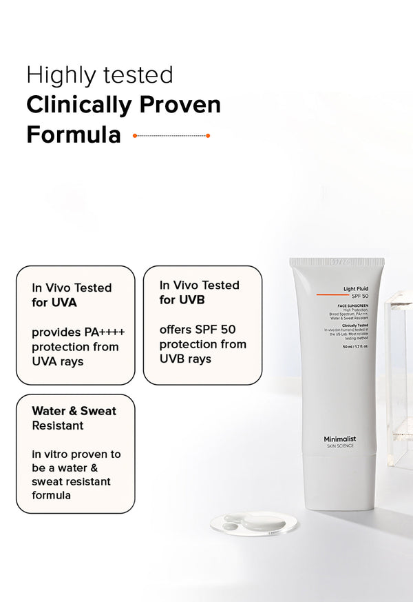 Light Fluid SPF 50 Sunscreen