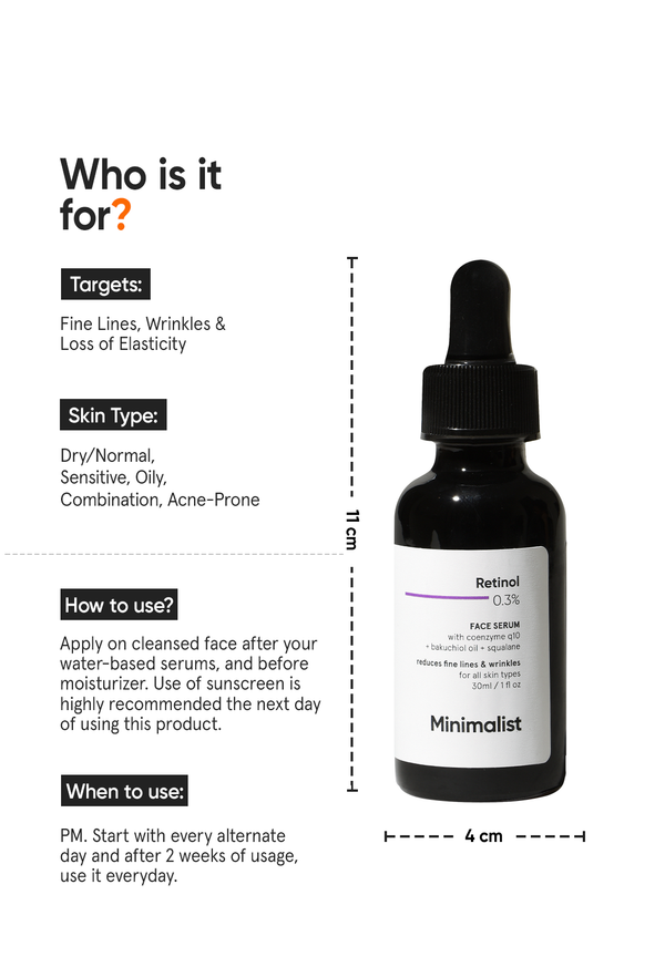 Retinol 0.3% Face Serum