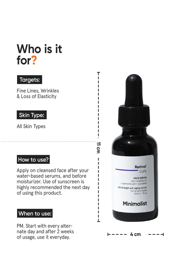 Retinol 0.6% Face Serum