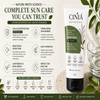 CINIA Botanicals Sunscreen SPF 50 PA+++ | Broad Spectrum UVA/UVB Protection | With Ceramide Complex, Niacinamide & Hyaluronic Acid | For All Skin Types | 50 g
