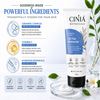 CINIA Botanicals Oil Free Moisturizer with Ceramide &amp; Vitamin C | Lightweight Daily Moisturizer | Intense Hydration &amp; Skin Barrier Care | For All Skin Types |