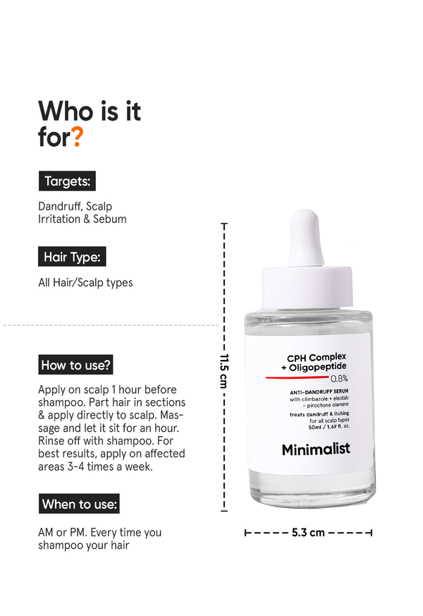 CPH Complex + Oligopeptide 0.8% Anti-Dandruff Serum