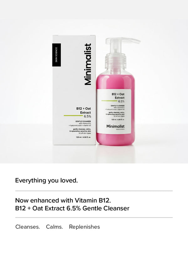 B12 + Oat Extract 6.5% Gentle Cleanser