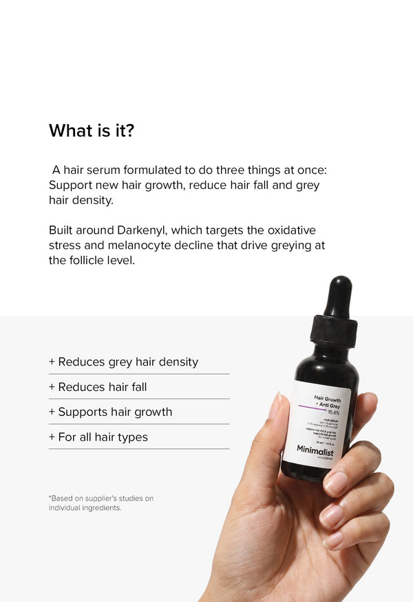 Hair Growth + Anti-Grey 15.6% Hair Serum