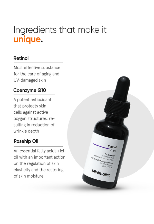 Retinol 0.6% Face Serum