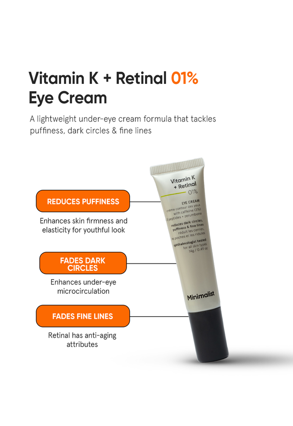 Vitamin K + Retinal 1% Eye Cream